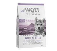 Wolf of Wilderness Dry Dog Food for Puppies, Wild Hills Junior with Duck, Chicken, Wild Berries, Roots and Herbs, 5 kg