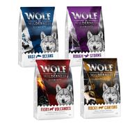 Wolf of Wilderness "Elements" Mixed Trial Pack - 4 x 1kg