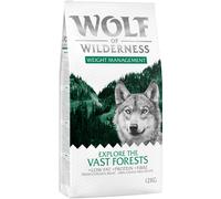 Wolf of Wilderness "Explore The Vast Forests" - Weight Management - Economy Pack: 2 x 12kg