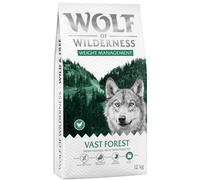 Wolf of Wilderness "Explore the Vast Forests" Weight Management - Grain-Free - New Recipe! Economy Pack: 2 x 12kg