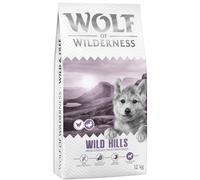 Wolf of Wilderness Junior '"Wild Hills" Duck - Grain-Free - New Recipe! Economy Pack: 2 x 12kg
