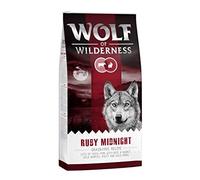 Wolf of Wilderness Ruby Midnight - Beef & Rabbit Adult 5Kg Dry Dog Food Grain-Free Digest Sensitive Diet With Mixed Berries Red Meat Recipes Simply Nourish Life Natures Healthy Formula For Your Pet