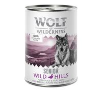 Wolf of Wilderness Senior 6 x 400g - Wild Hills - Duck & Veal