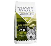 Wolf of Wilderness Soft “Green Fields” - Lamb, 100% grain-free, Complete Semi-moist Adult Dog Food With Tasty and Well Accepted Fresh Beef Meat Suitable for Dogs with Grain Allergies, 5 kg