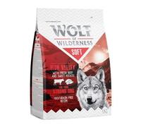 Wolf of Wilderness Soft “High Valley” - Beef, 100% grain-free, Complete Semi-moist Adult Dog Food With Tasty and Well Accepted Fresh Beef Meat Suitable for Dogs with Grain Allergies, 5 kg