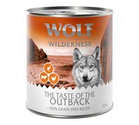 Wolf of Wilderness "The Taste of" Saver Pack 24 x 800g - The Taste of the Outback - Chicken, Beef, Kangaroo
