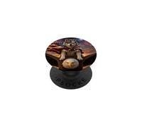 Wolf on Bald Eagle American Flag Glasses USA Wildlife PopSockets Adhesive PopGrip