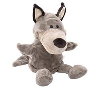 Wolf Open Mouth Hand Puppet for Pretend Play, Plush Animal Puppet Toys for Imaginative Play, Storytelling and Stocking Stuffers