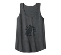 Wolf Pack of One: Lone Warrior Spirit Tank Top, Women, Dark Heather Grey, XXL