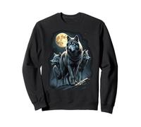 Wolf Pack Under the Full Moon Sweatshirt