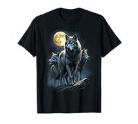 Wolf Pack Under The Full Moon T-Shirt
