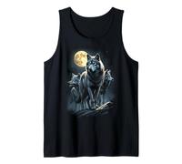 Wolf Pack Under The Full Moon Tank Top