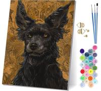 Wolf Paint by Numbers for Adults, Abstract Paint by Numbers Canvas, DIY Color Oil Painting with Acrylic and Brushes, Hobbies for Adults Women, Painting for Room Decor, Gifts for Women 20x26 in 1-7370
