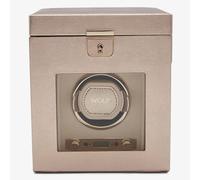 WOLF Palermo Rose Gold Single Winder With Jewellery Storage 213716