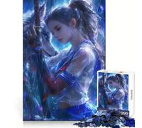 Wolf Princess 1000 Piece Teenager Puzzles Analytical Skill Easy Relaxation Clean Cut Perfect Present (38x26cm)