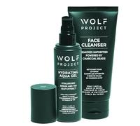 Wolf Project Face Cleanser and Moistusing Aqua Gel Bundle - Cleanse and Hydrate Your Skin