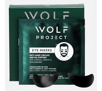 Wolf Project Under Eye Mask for Dark Circles and Puffiness with Caffeine, Vitamin C, Peptides to Instantly Reduce Dark Circles, Puffy Eyes, Undereye Bags, and Wrinkles… (5 Pair (Pack of 2))