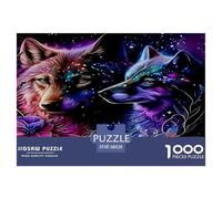 Wolf Puzzle 1000 Pieces Jigsaw Adults Kids Puzzles Perfect for Relaxation Whimsical Challenges Extra Fun Unique 1000pcs 38x26cm/1000pcs