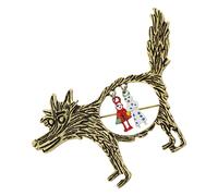 Wolf Rappel Pins - Elegant Wolf Motifa, Female Brooch | Perfect For Dressing Up In The Christmas Season, Decorative Clips For Shirts And Jackets, Perfect For Girls And Women,