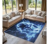 Wolf Rugs for Living Room Bedroom, Wild Animal Area Rugs Large 100x150 cm, Washable Non Slip Pattern Carpet Home Decor C21