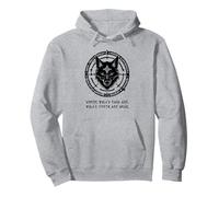 Wolf’s teeth are near Viking Celtic Norse Mythology Wisdom Pullover Hoodie