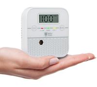 WOLF SHIELD Carbon Monoxide Alarm CO Detector Battery Sealed 10 Year life Portable Mini Carbon Monoxide Monitor with Display Test Silence Button for Home,Campervan and More