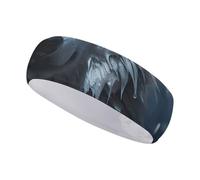 Wolf Sitting in The Snow Running Headbands for Women, Breathable Sweat Band for Men, Moisture Wicking Hair Bands for Workout, Stretchy Head Band for Sports, Washing Face, Workouts