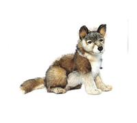 Wolf Sitting Plush Soft Toy by Hansa 4291