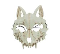 Wolf Skull Head Masque | Scary Masque Headgear | Halloween Party Costume Props for Haunted Houses Festivals Performances Adults Kids Cosplay