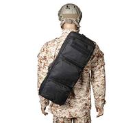 WOLF SLAVES wolfslaves New Tactical 24" Rifle Gear Shoulder MP5 Sling Bag Army Backpack Black MPS Hunting Bag Cross Bag,Black