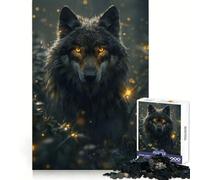 Wolf Sparks 1000 Piece Jigsaw Puzzles for Adults Teenagers Thought Training Mindful Leisure Uniform Cut Bday Surprise (38x52cm)