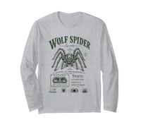 Wolf Spider Lycosidae Arachnid Natural History Long Sleeve T-Shirt