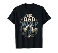 Wolf Spirit Big and Bad Wolf Wolf Pack Funny Wolves Value Graphic T-Shirt
