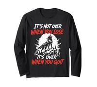 Wolf Spirit It's NOT Over When You Lose Funny Wolves Long Sleeve T-Shirt