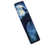 Wolf Standing on An Ancient Wall Funny Car Seat Belt Pads Soft Shoulder Seatbelt Pads Protector Car Interior Accessories