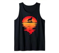 Wolf Sunset Wolf Lover Wolves Animal Wolf Tank Top