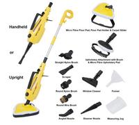 Wolf Super H2Ot 12-In-1 Steam Cleaner, 1500W, Floor Carpet & Kitchen Cleaning Tool