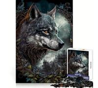Wolf Sweet for Adults 1000 Piece Puzzle Brain Exercise Restful Escape Precision Cut Ideal Xmas Gift (38x26cm)