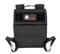 WOLF TACTICAL Weighted Backpack Rucking Backpack for Ruck Plates Weight Plates Rucksack for Running Walking Strength Training, Black, L, Fitness