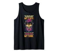 Wolf Tears Soul Quote Emotional Resilience Graphic Tank Top