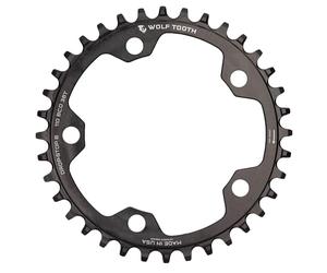 Wolf Tooth 110 BCD Cyclocross Chainring Flat Top Black 36t