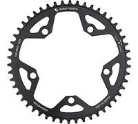 Wolf Tooth: 130 BCD Cyclocross Chainring Flat Top 38t - Black - Black - 38t | Cyclocros