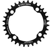 Wolf Tooth: 96mm BCD Chainring for Shimano M8000 38t - Black - Black - 38t