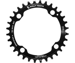 Wolf Tooth: 96mm BCD Chainring for Shimano M8000 38t - Black - Black - 38t