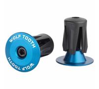 Wolf Tooth Alloy Bar End Plugs - Blue