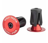Wolf Tooth Alloy Bar End Plugs - Red