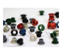 Wolf Tooth Chainring Screw Set 5 Units 6 mm Green