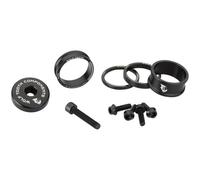 Wolf Tooth Components BlingKit Headset Spacer Kit 3/5/10/15mm + Top Cap Black