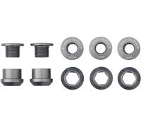 Wolf Tooth Chainring Screw Set 5 Units Silver 6 mm 6 mm Gunmetal