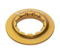 Wolf Tooth Components Centerlock Rotor Lock Ring - Internal Flute Gold, Center Lock